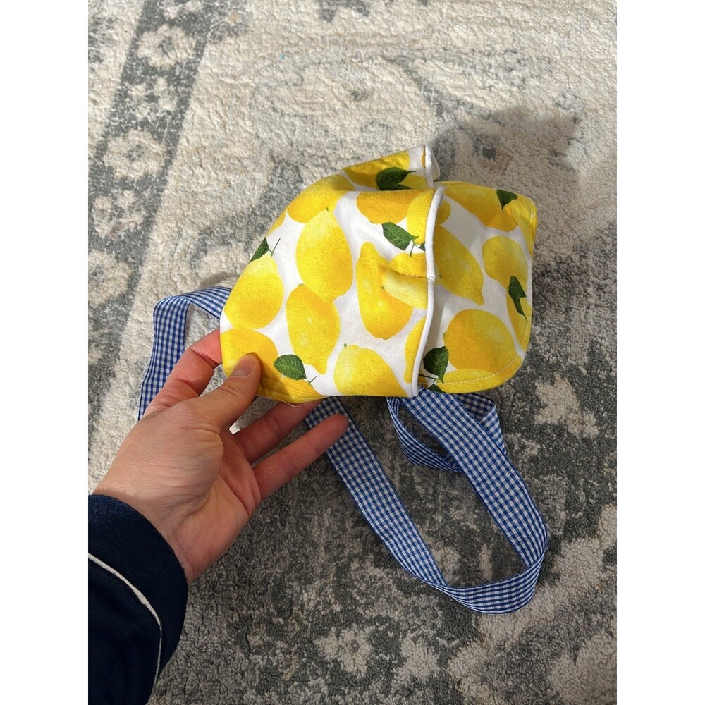 Handmade Lemon Bonnet size XS for 0-6